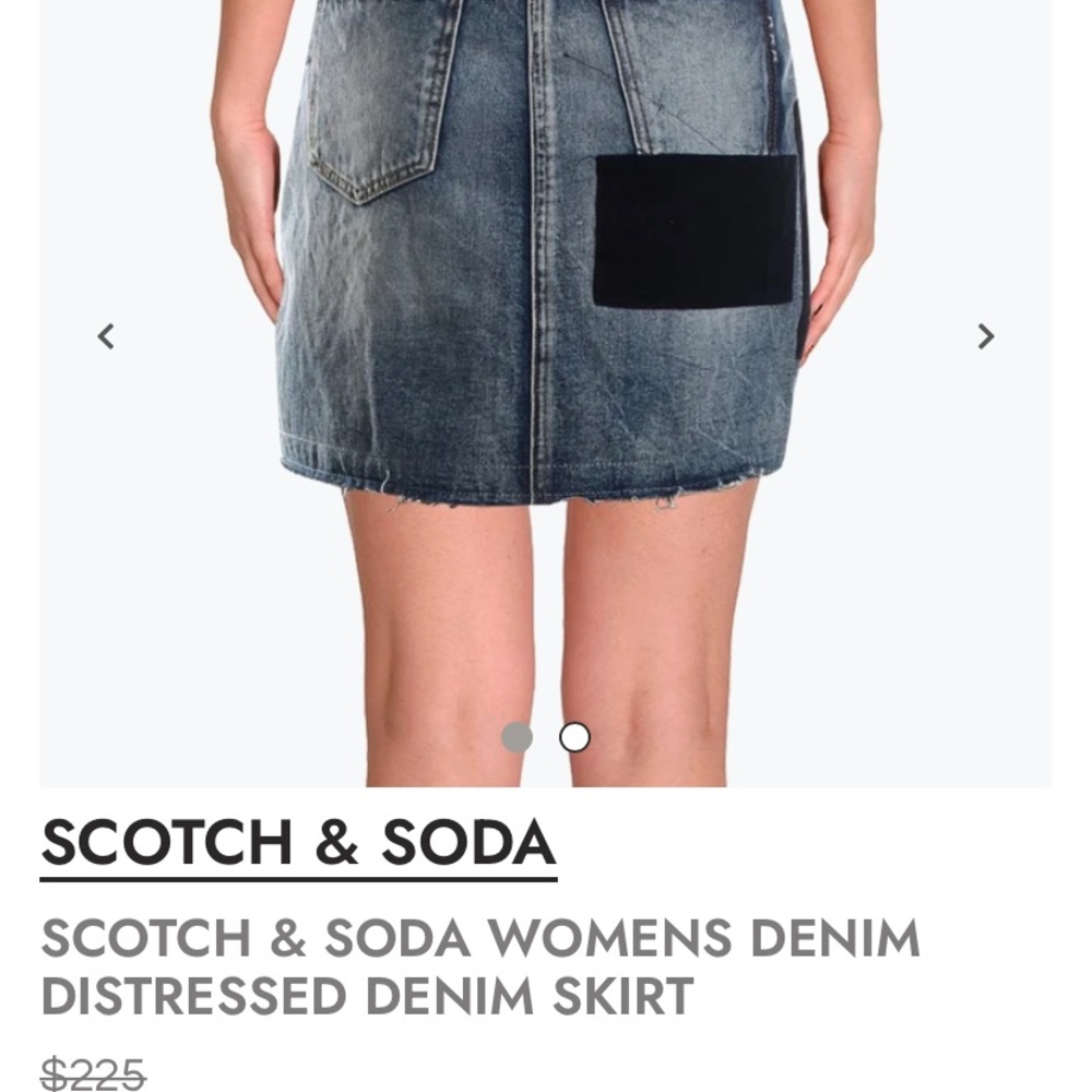 NWT SCOTCH AND SODA SKIRT